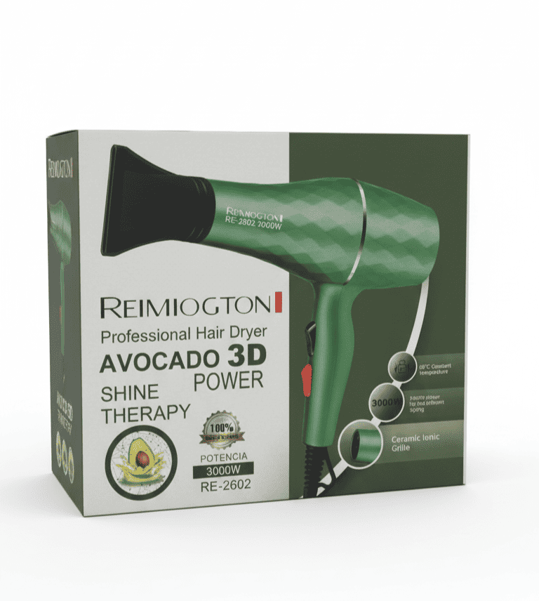 SECADOR CABELLO REIMIOGTON AVOCADO 3D / RE-2602