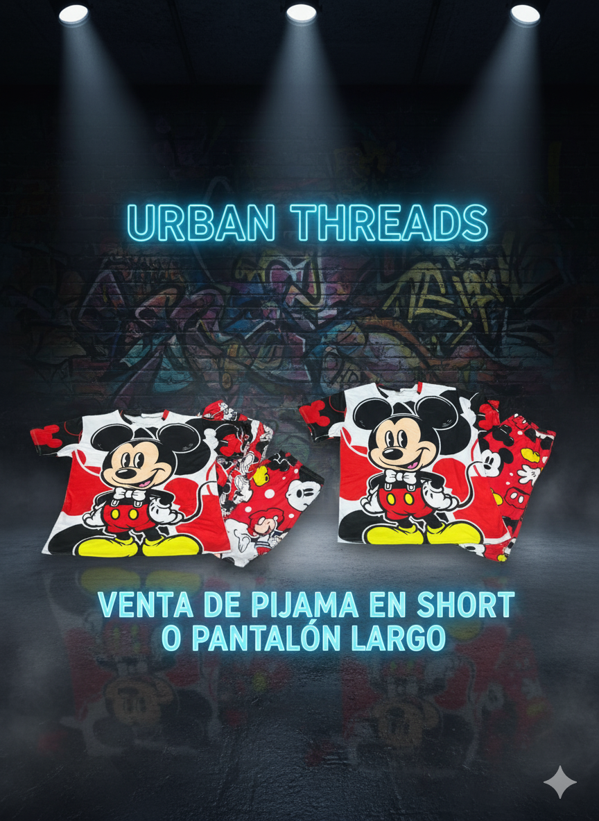 PIJAMA PARA DAMA SHORT+CAMISETA MANGA CORTA/PANTALON+ CAMISETA MANGA CORTA TALLA PLUS REFERENCIA -1154 - Imagen 3