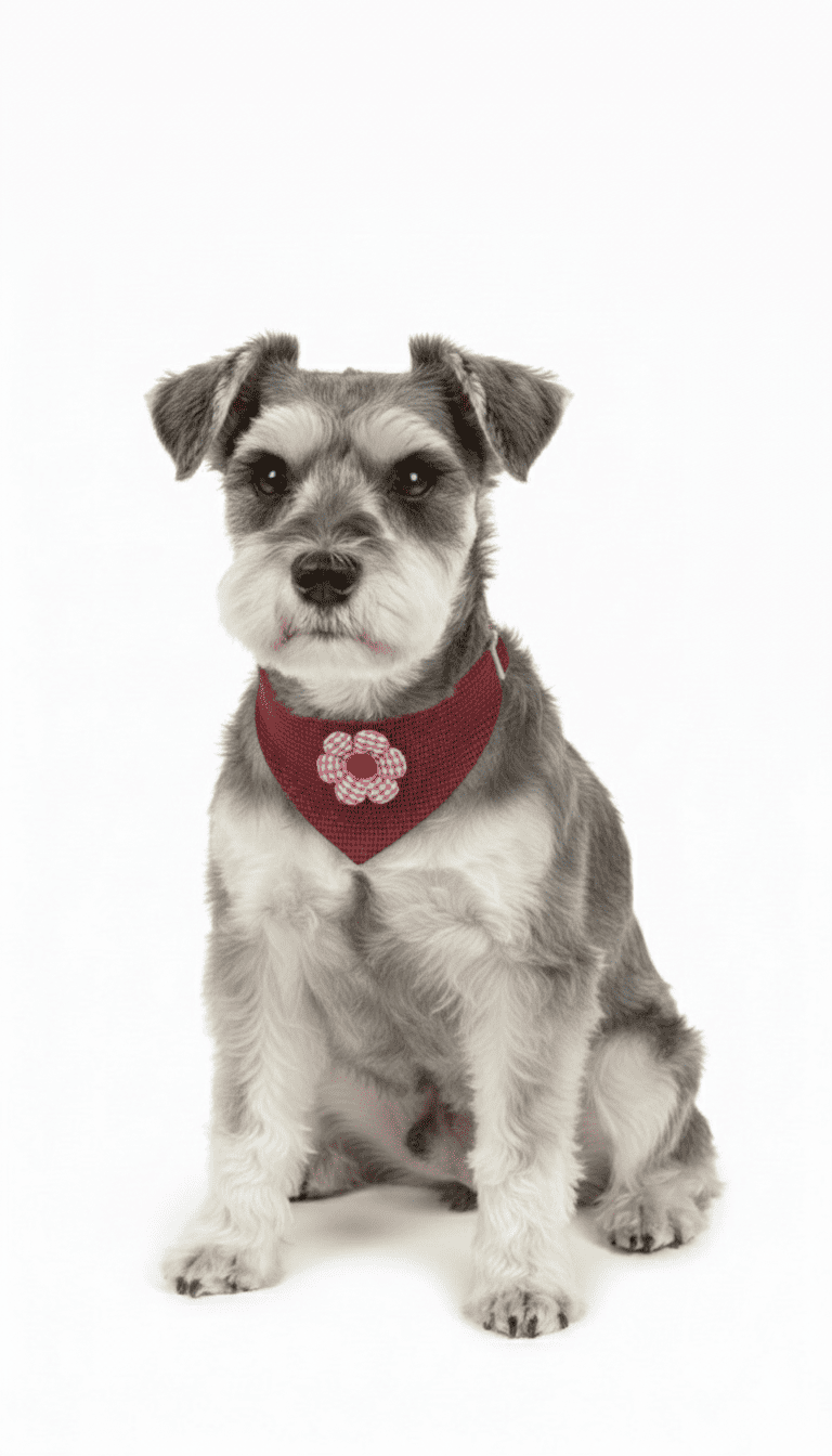 COLLAR MASCOTA PAÑOLETA CON FLOR PARA PERRO MEDIANO - ZJ231709 - Imagen 1