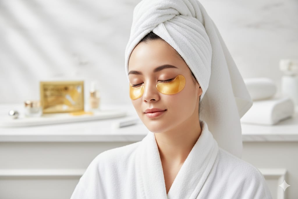 Mascarilla de Ojos de Caviar Dorado de BIOAQUA - Imagen 2