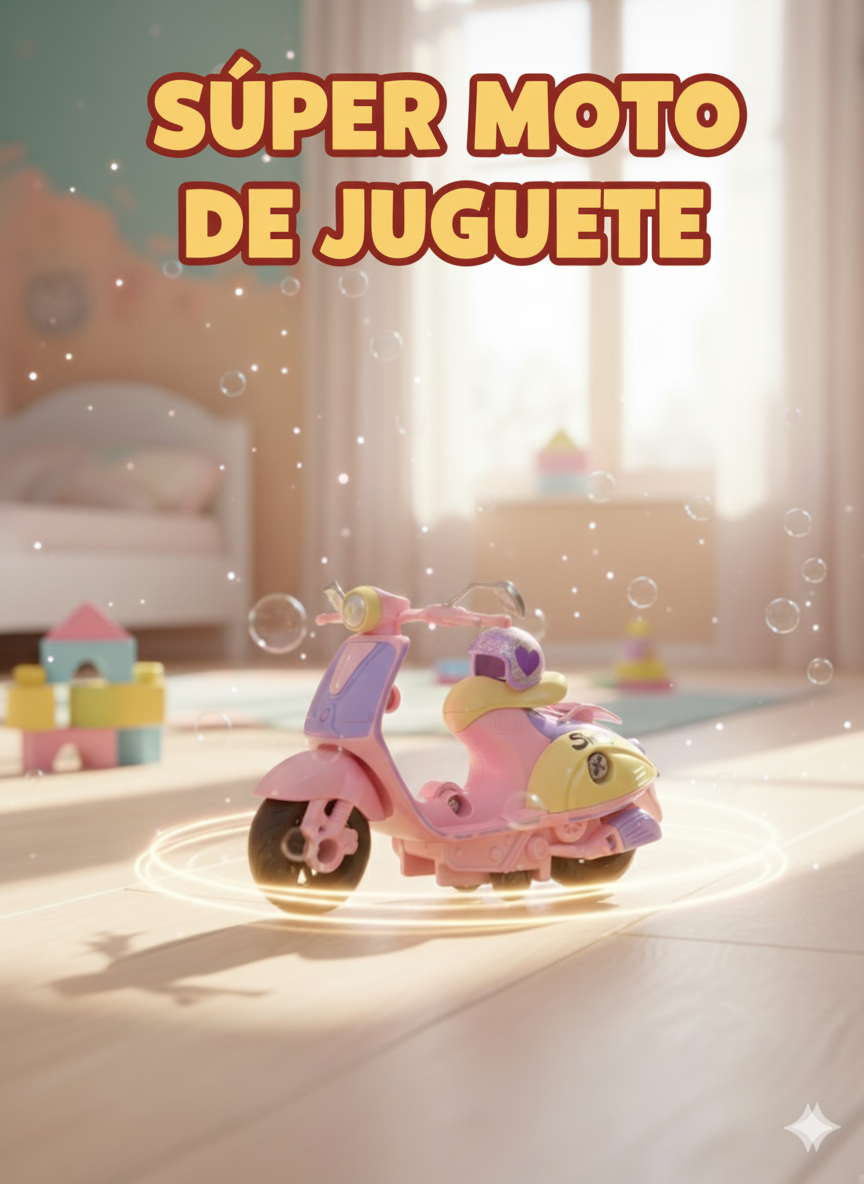 JUGUETE MOTO VESPA NIÑA/ REF- 9090C-10 - Imagen 3