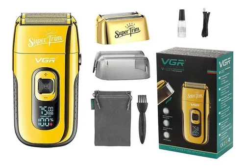 MAQUINA DE AFEITAR, RASURADORA, SHAVER DE COLOR AMARILLO VGR V-332 DELUXE / 1000243 - Imagen 1