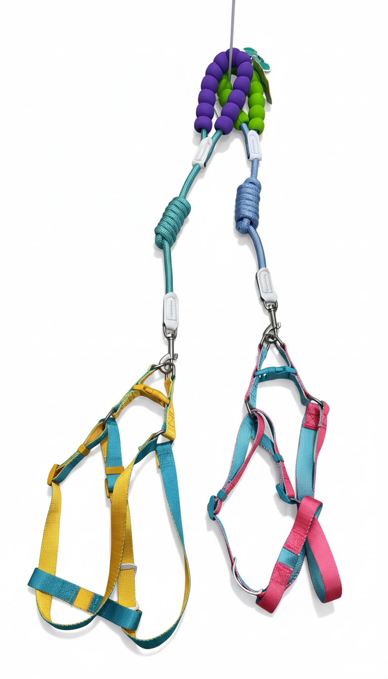 ARNÉS AJUSTABLE Y CORREA PARA PERRO GRANDE MP580 - Imagen 1