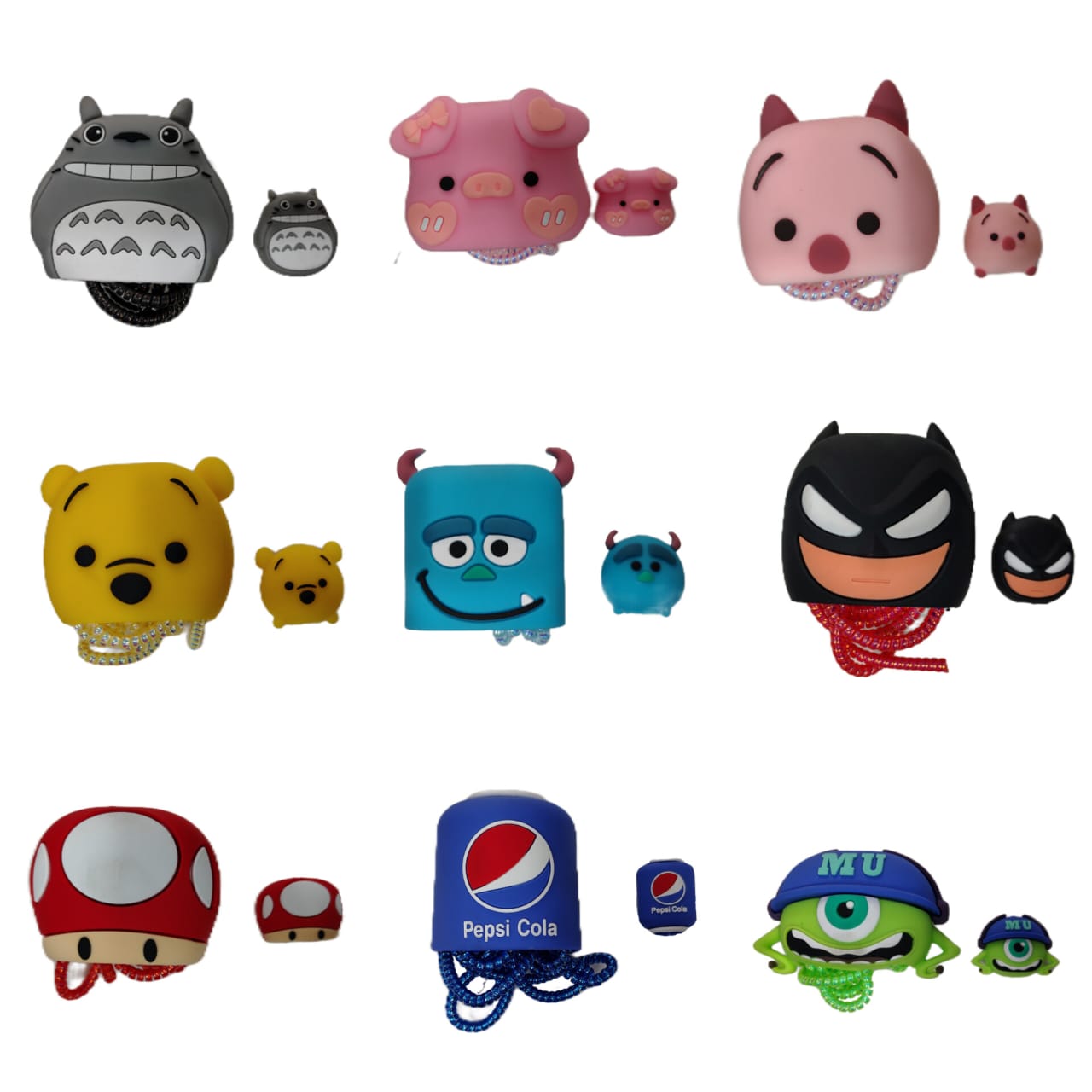 Protectores de Cargador 18W–20W con Diseño de Personajes - Imagen 4